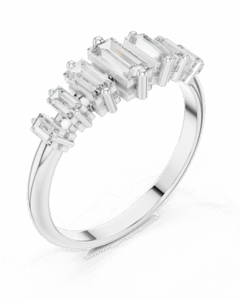 Δαχτυλίδι Σειρέ baguette ΔΛ15609 - Κοσμηματοπωλείο Μπινής