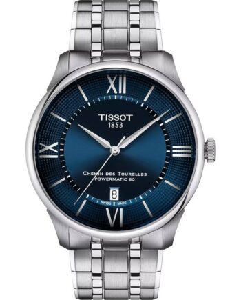 Ρολόι TISSOT T-Classic Chemin Des Tourelles Powermatic 80 T1394071104800, T139.407.11.048.00 - Κοσμηματοπωλείο Μπινής