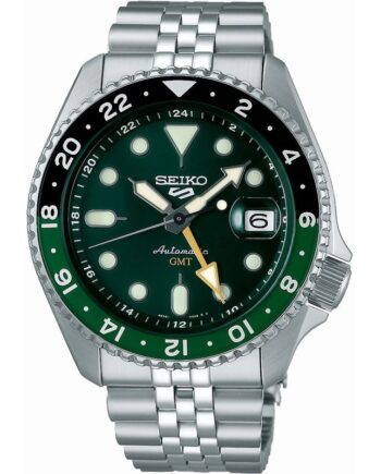 SEIKO 5 Sports Bi-Colour Automatic GMT Dual Time SSK035K1 - Κοσμηματοπωλείο Μπινής